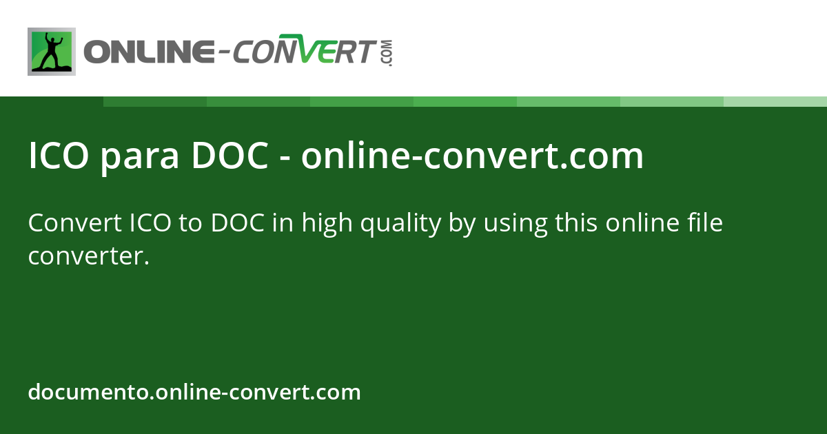 ICO a DOC - online-convert.com
